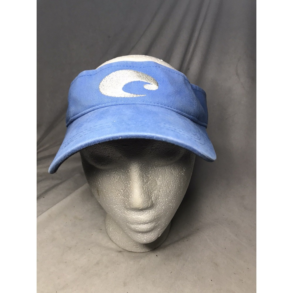 Costa Del Mar Cotton Visor Adjustable Strap Blue